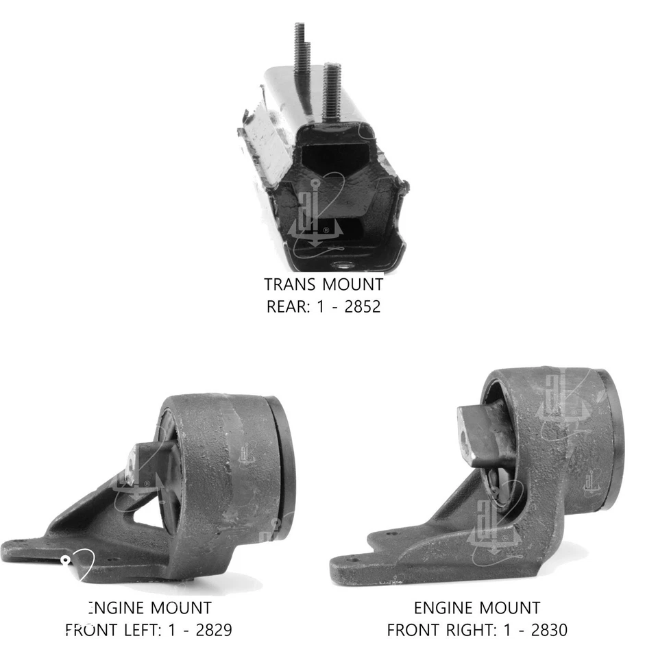 For Dodge Ram 2500 1994-2002 Anchor 300119 Engine Mount Kit - Image 4 of 4
