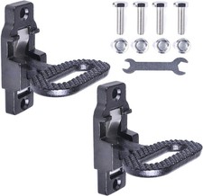 Galvanized Steel Folding Safety Step and Handle 2 Pack Multi 2 Count Black