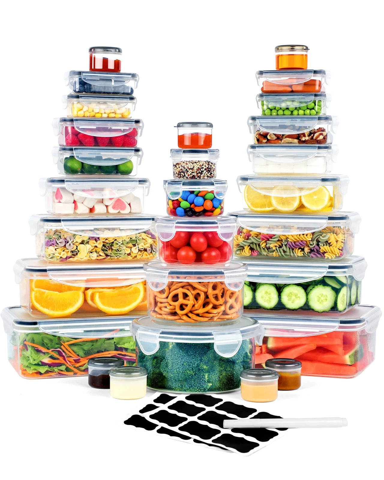 56 Pcs Large Food Storage Containers Set with Lids (28 Containers + 28 Lids),...
Opens in a new wind