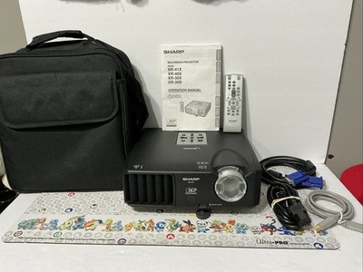 Sharp XR-41X DLP Video Projector - 100% Tested And Working - Carrying Case!