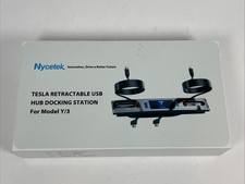 Tesla Model Y/3 Retractable Docking Station USB Hub for Multi-Port HUB Adapter