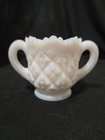 Vintage Westmoreland White Milk Glass Thumbelina Sugar, Cream & Butter Dish — photo 6