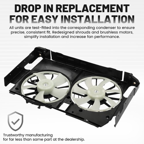 Radiator Cooling Fan Assembly for Toyota RAV4 2006-2012 2.4L 2.5L 620-512 - Bild 3 von 15