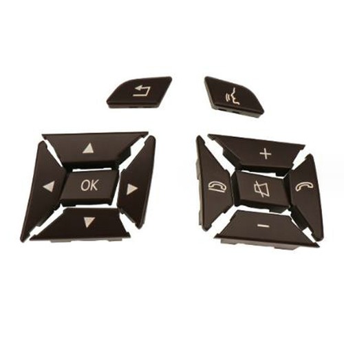 Steering Wheel Switch Button Brown For Mercedes W204 W212 C200 E260 GLK260 E320 - Picture 3 of 8