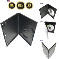 Standard Black Single DVD Case - 10 Pack
