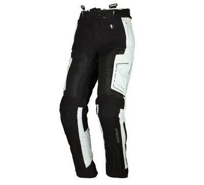 Modeka Motorradhose Khao Air Damen schwarz/hellgrau