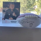 MIKE DITKA Autographed Football Mike Ditka’s Restaurant Chicago Bears NFL