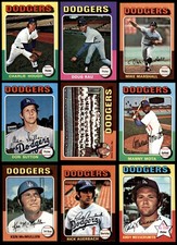1975 Topps MINI Los Angeles Dodgers Team Set 7 - NM 5629794
