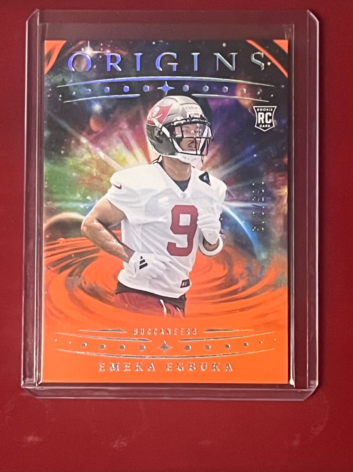 2025 Panini Origins - Rookies Emeka Egbuka, Emeka Egbuka #146 Orange /149 (RC)