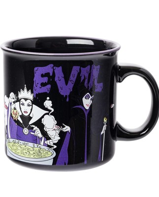 Disney Villains Queens Purple Mug Maleficent Ursula Cruella de Vil EVIL 20oz NEW