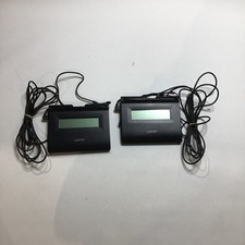 Wacom STU-300 / 01 USB LCD Signature Tablet Pad with Stylus Pen Lot of 2