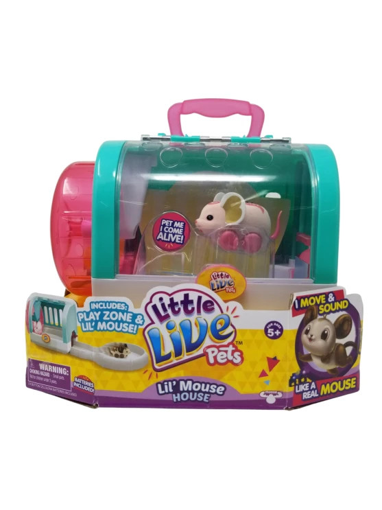 Little Live Pets Li'l Mouse House with Angel Dancer Mouse