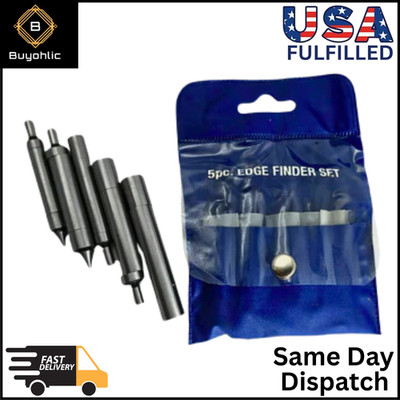 Set Of 5 Piece Edge Finders Set -Hardened Tool Steel/Imperial Standard