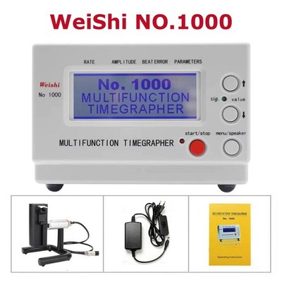 No.1000 Weishi Timegrapher Mechanical Watch Timing Machine Multifunction US Plug