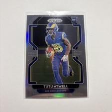 2021 Prizm #V-350 Rookie Variations Silver Tutu Atwell RC - Los Angeles Rams