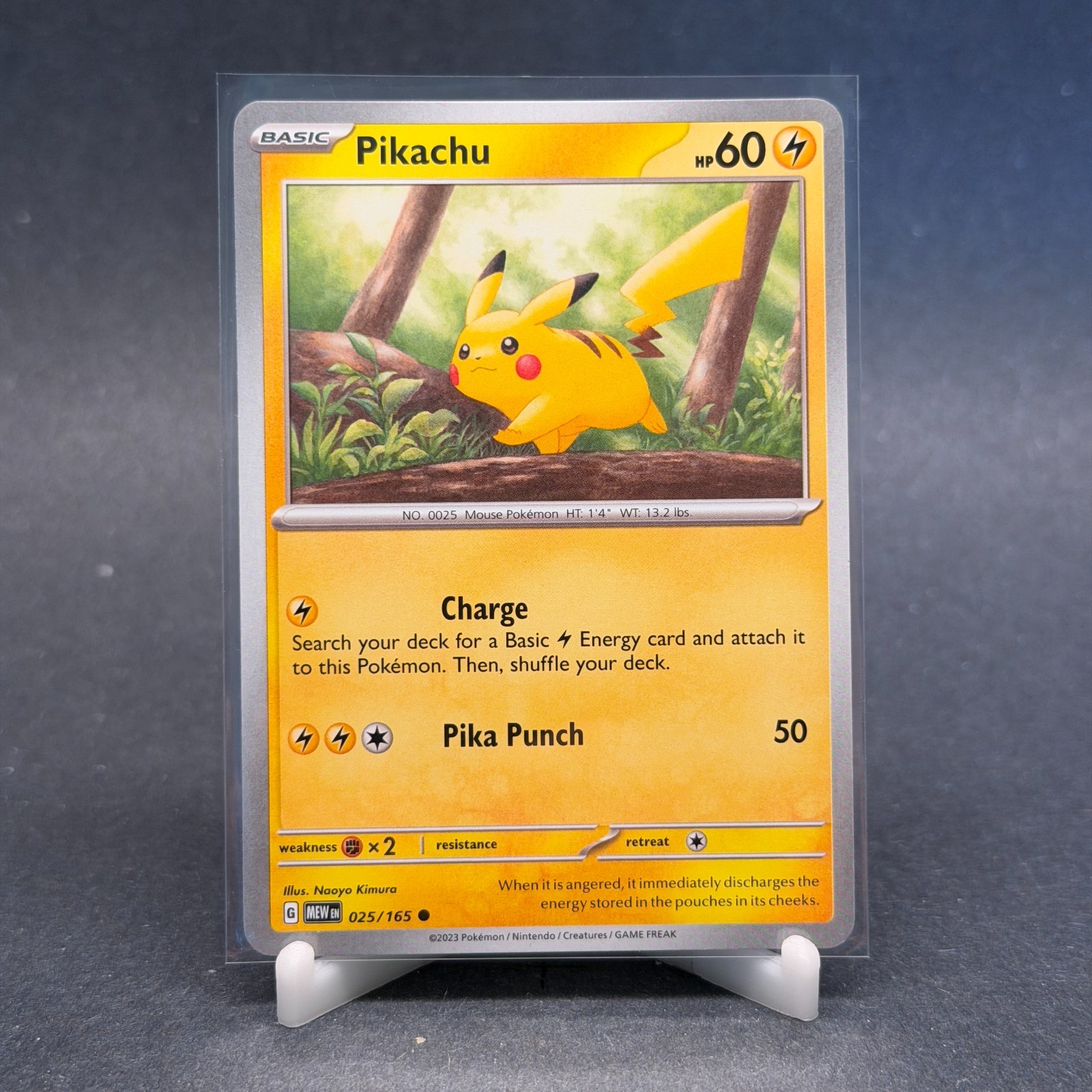 2023 POKEMON SV 151 - MEW EN #025/165 PIKACHU