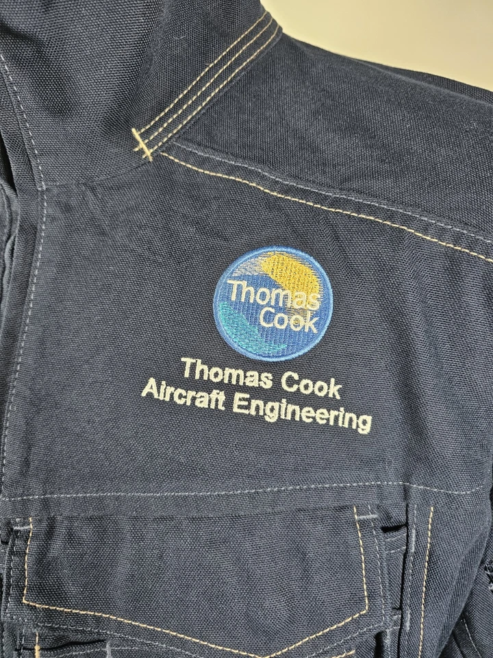 Snickers Workwear Jacket Men's XL Thomas Cook Aircraft Engineering Canvas  - Image 2 of 4