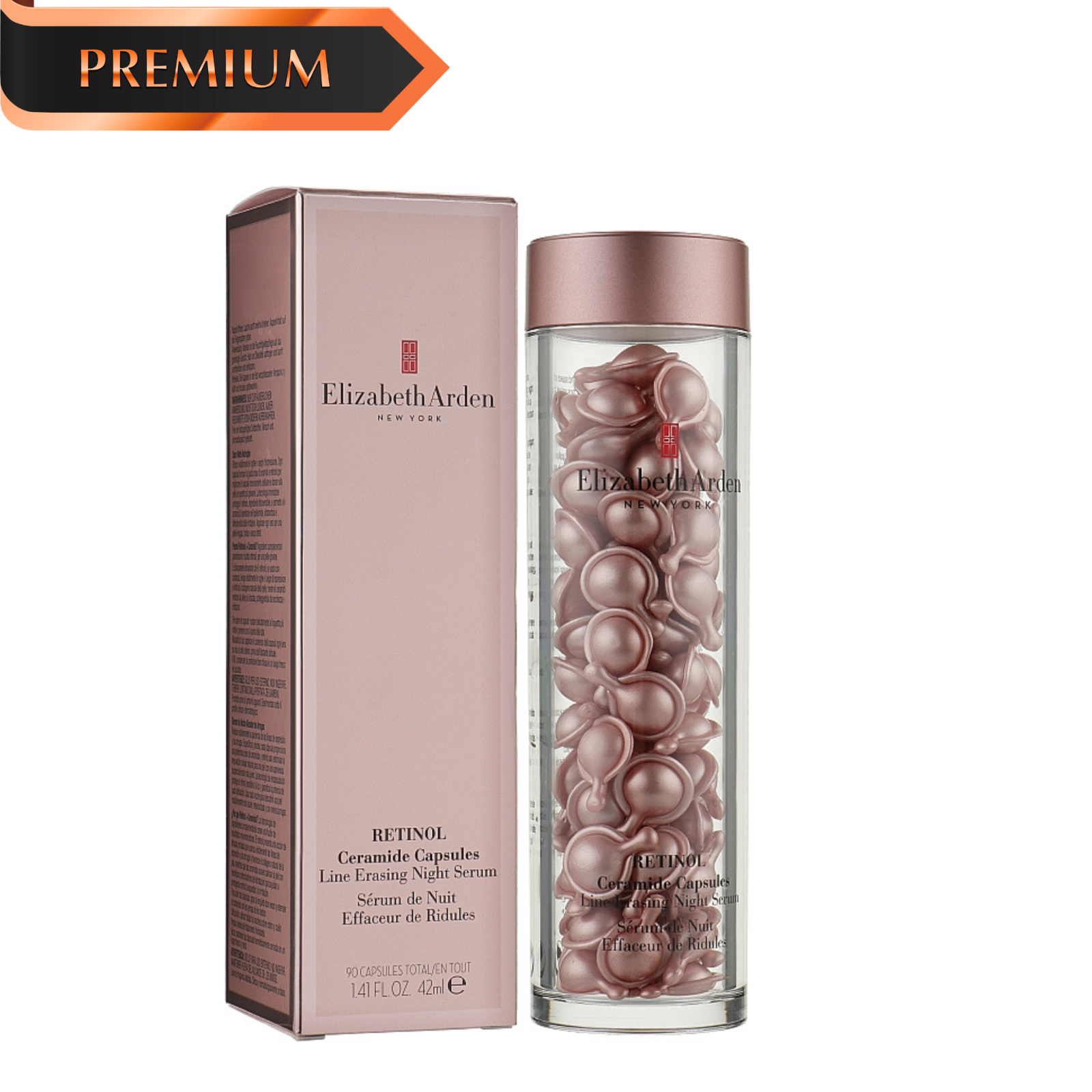 Elizabeth Arden Retinol Line Erasing Night Serum 90 Capsules | New In Box