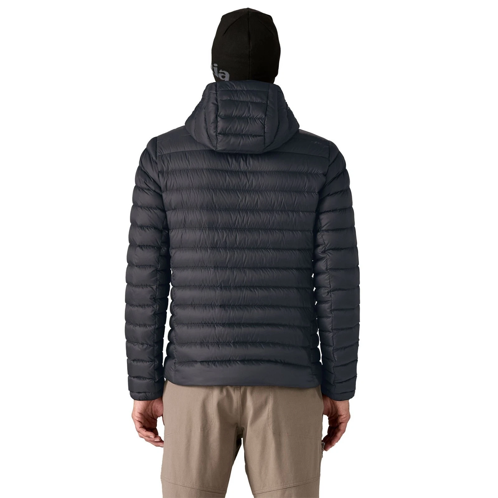 Patagonia Down Sweater Hoody - Men's,Black,sizeL image 3
