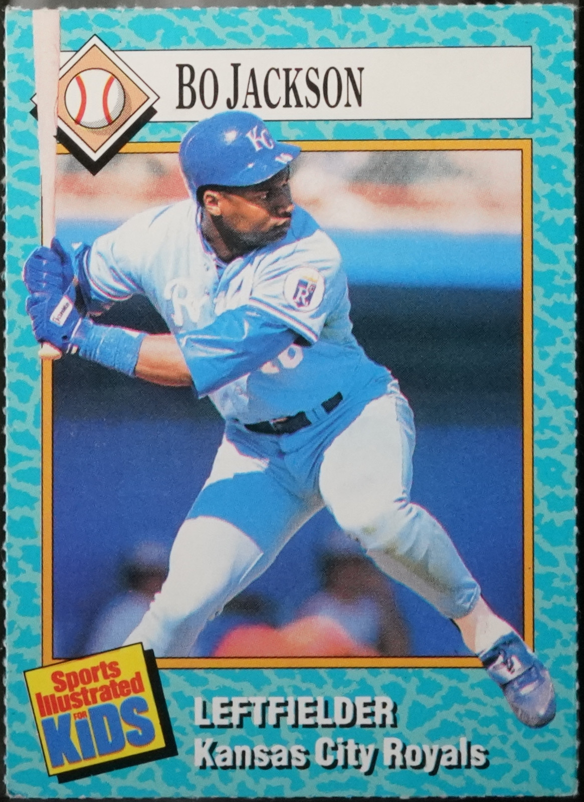 1989 Sports Illustrated for Kids Baseball Bo Jackson #75