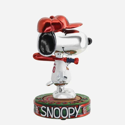 Snoopy St. Louis Cardinals Peanuts 2025 Electroplated Bobblehead MLB