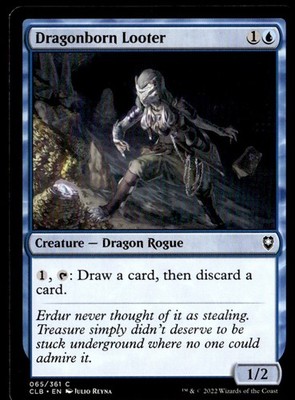 2022 Commander Legends: Battle for Baldur's Gate Dragonborn Looter