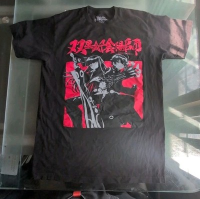 Twin Star Exorcists Shirt Adult Size Medium Black Crunchyroll Anime Manga