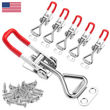 Pwkauka 6 Pack Toggle Latch Clamp 4001 Adjustable Quick Release Pull Latches Pwkauka 6 Pack Toggle Latch Clamp 4001 Adjustable Quick Release Pull Latches