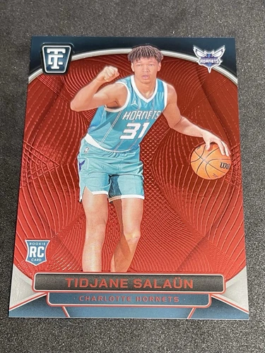 2024-25 Panini Totally Certified Tidjane Salaun Mirror Red /149 Hornets Rookie