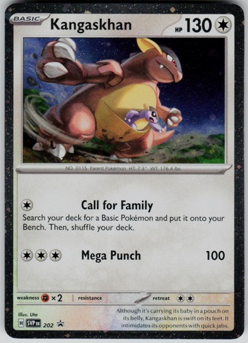 KANGASKHAN (COSMOS HOLO) 202 HOLO RARE SCARLET & VIOLET PROMO POKEMON NEAR MINT