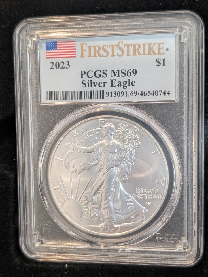 The Real Deal! Real Silver Rare Eagles! 2024 MS70. 2023 First Strike! 2009 Pf70 - Image 2 of 4