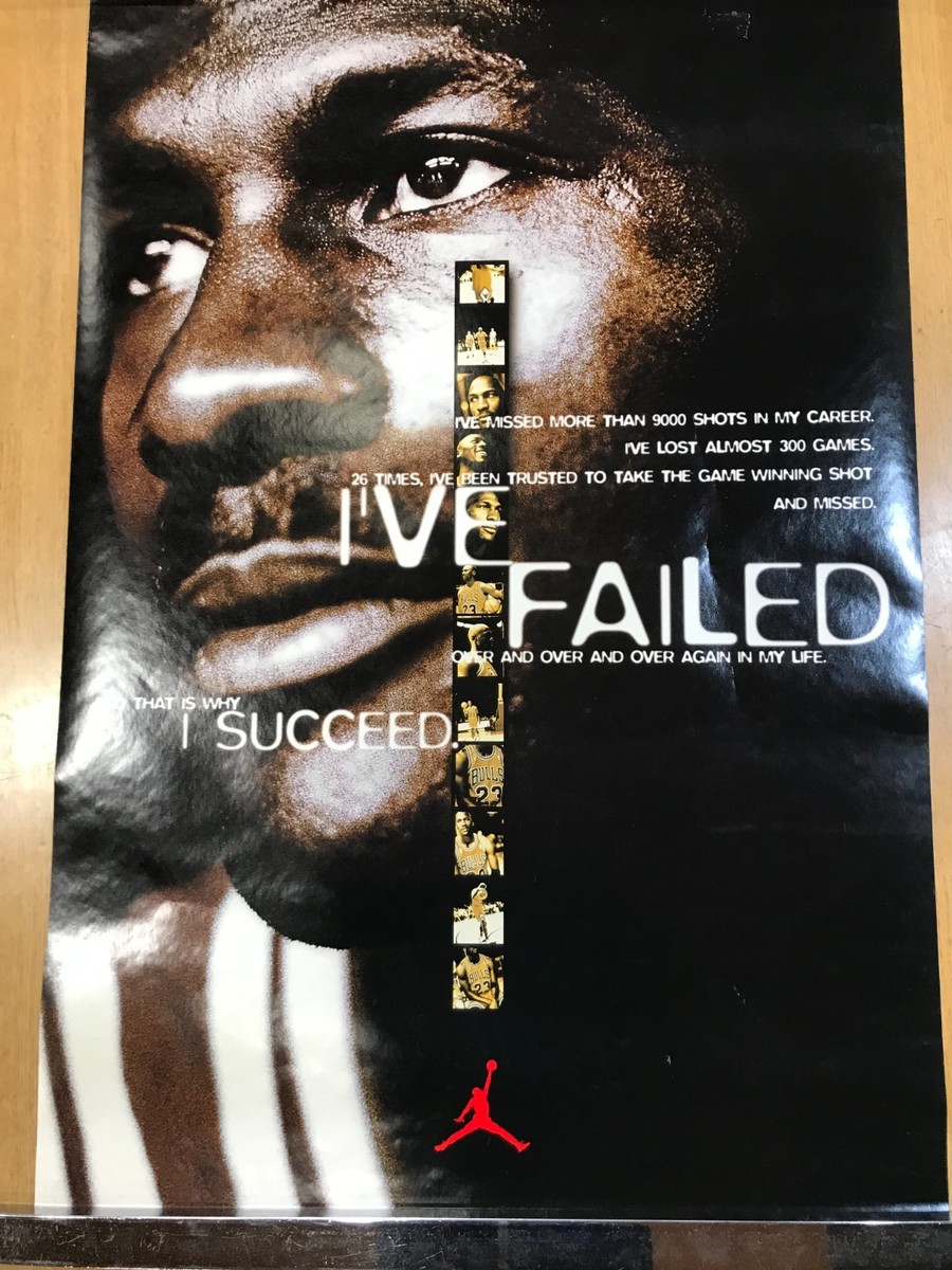 1998Original vintage Nike posters Michael Jordan