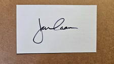 JAMES CAAN SIGNED 3x5 INDEX CARD AUTOGRAPH - THE GODFATHER