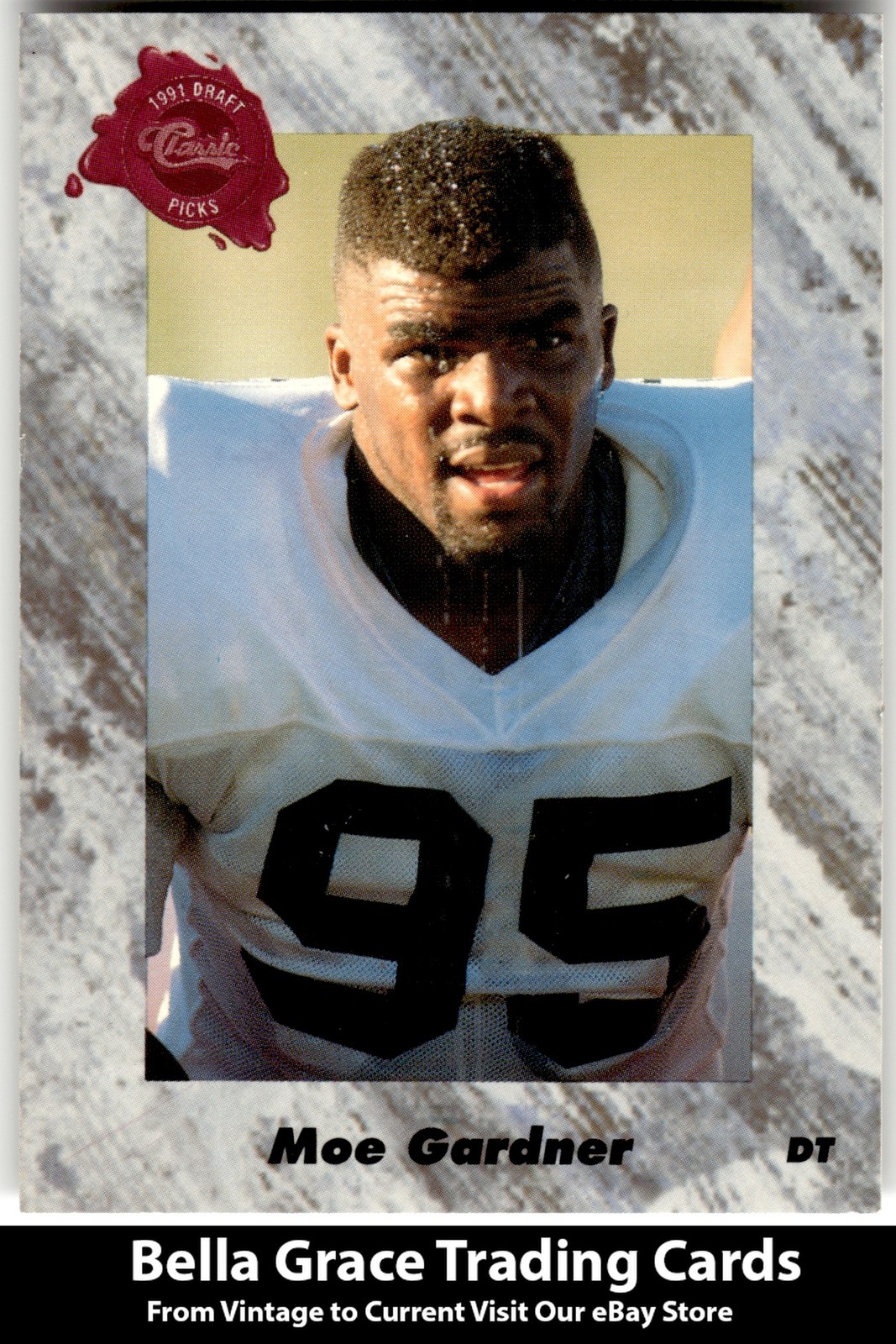 1991 Classic Four Sport Moe Gardner #220 Atlanta Falcons NFL Football