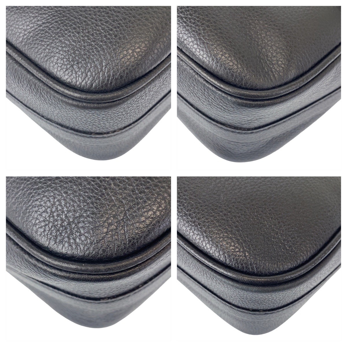 YVES SAINT LAURENT vintage YSL taglio diagonale borsa pochette nera