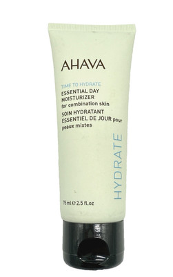 Ahava Essential Day Moisturizer 2.5oz (75mL) Full Size Sealed Oil-Free