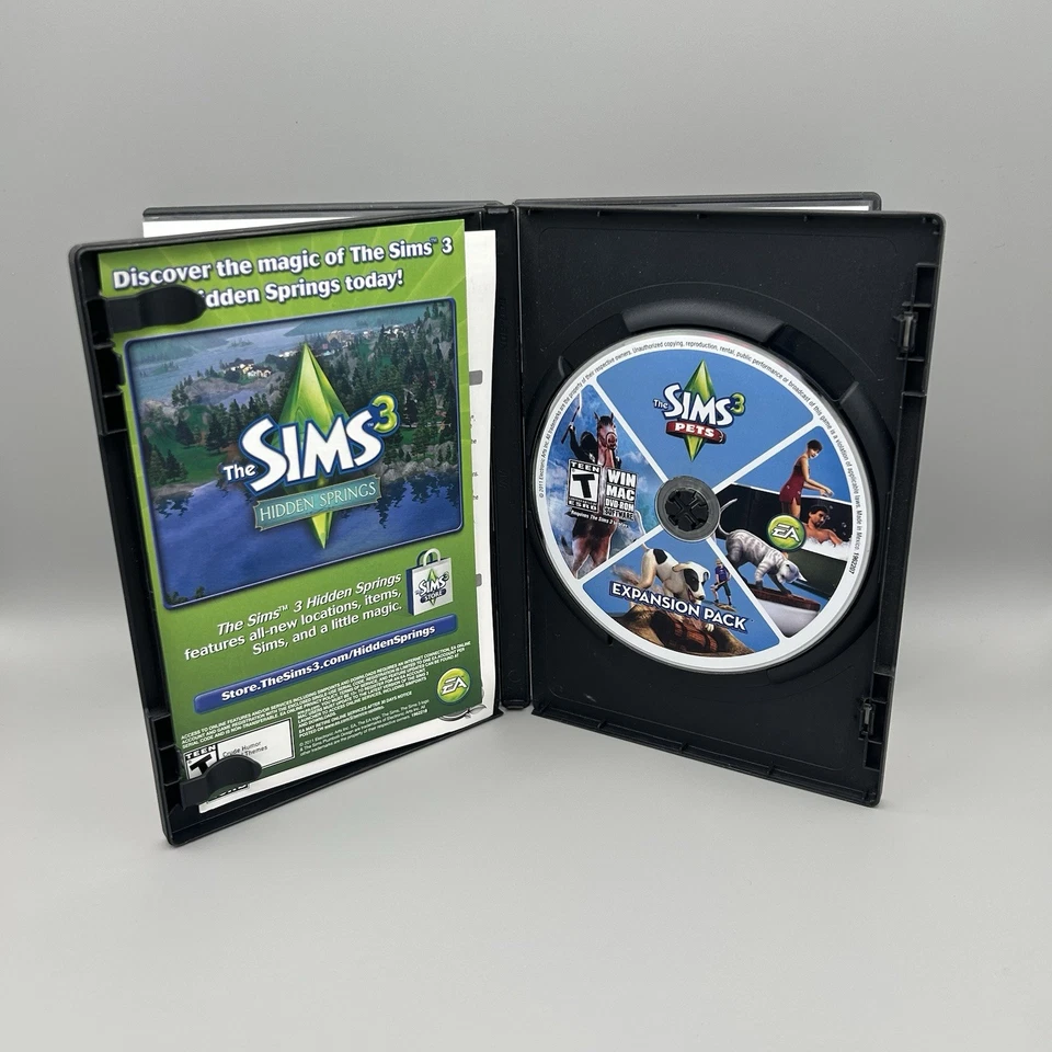 Sims 3 PC Games Lot - 3 Discs Good Condition! Base Game + Seasons + Pets! - Image 3 of 4
