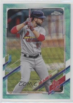 2021 Topps Chrome Aqua Wave Refractor 96/199 Paul DeJong #118 06z2