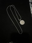 Vintage Sterling Silver 925 NECKLACE Traditional Snake Chain 24” Italy CH#12 — photo 9