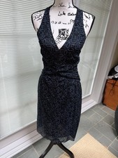 Michael Kors Blue/black Knotted Dress. Size XS. EUC