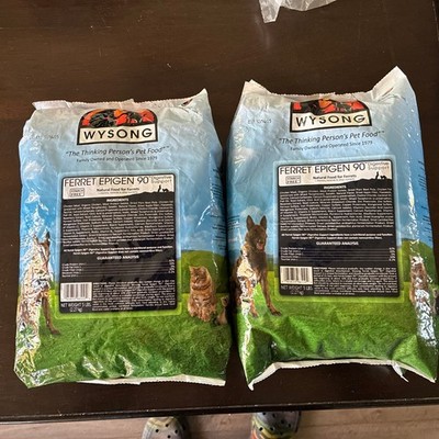 Wysong Ferret Epigen 90 Digestive Support Dry Ferret Food / 2 Bags / 5lb Each