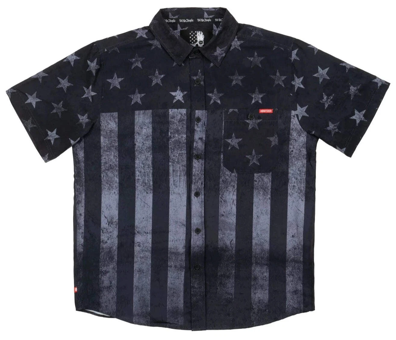 Howitzer Style Men's Button Down Woven Liberty Or Death Military Grunt MFG
Opens in a new window or