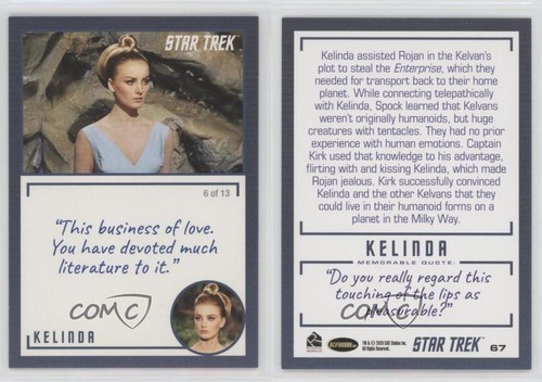 2020 Star Trek: Seria oryginalna Archiwa i napisy Kelinda #67 2rz - Zdjęcie 3 z 3