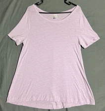 Old Navy Womens Shirt Luxe Tee Large Active Running Jogging Walking Athleisure