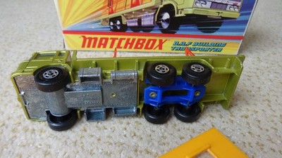 Matchbox King Size K-13  DAF Building Transporter USA  in OVP  blaue Radspange