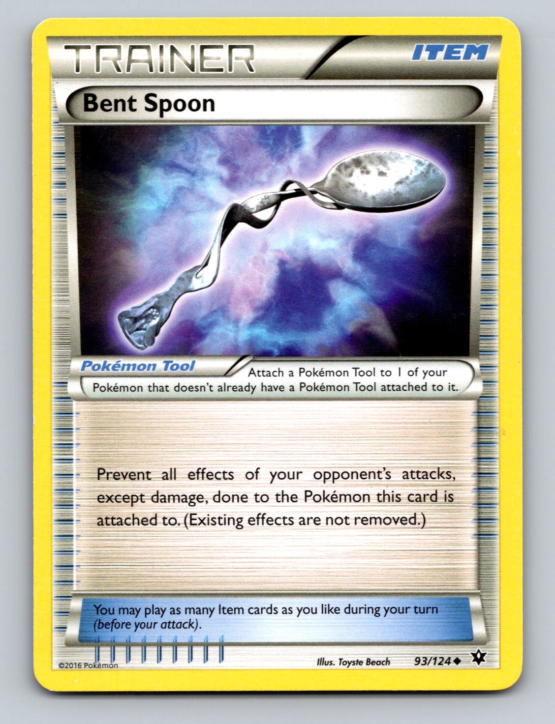Pokémon TCG Fates Collide Bent Spoon 93/124 [b924]