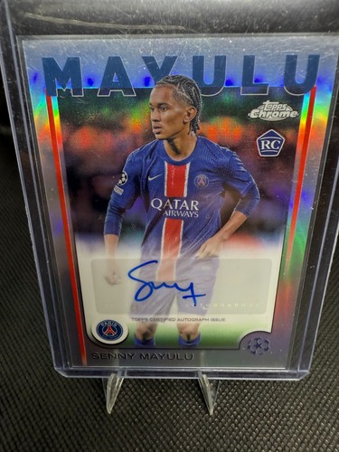 2024-25 Topps Senny Mayulu Auto RC