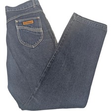 Vintage Gitano Women's Blue Jeans High Waist Med/Dark Wash Size 16 Mom 1980s