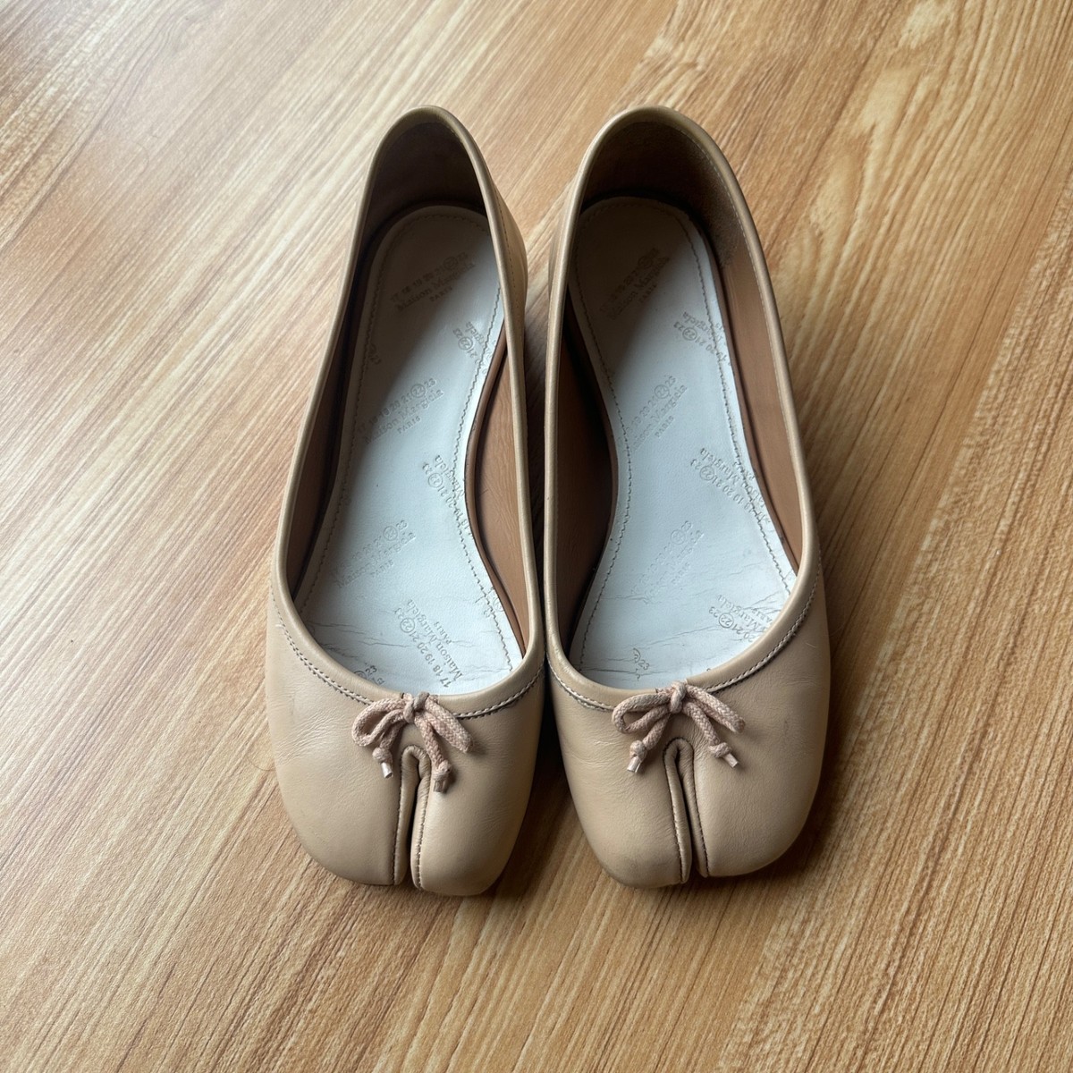 maison margiela tan tabi heel size 37 | eBay