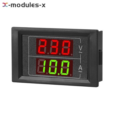 AC60-500V 100A  Display Voltage   Meter Voltmeter Ammeter Single Phase New #wd